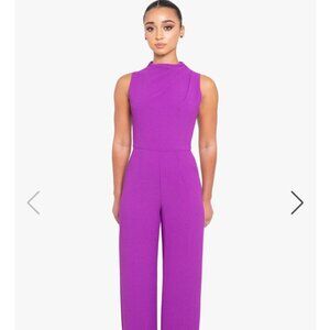Black Halo Hyacinth (purple) Corrine Jumpsuit sz 12 NWT